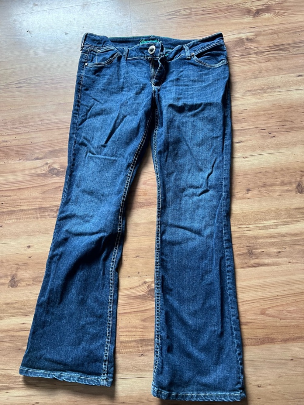 Wrangler Dark Indigo Flare Jeans